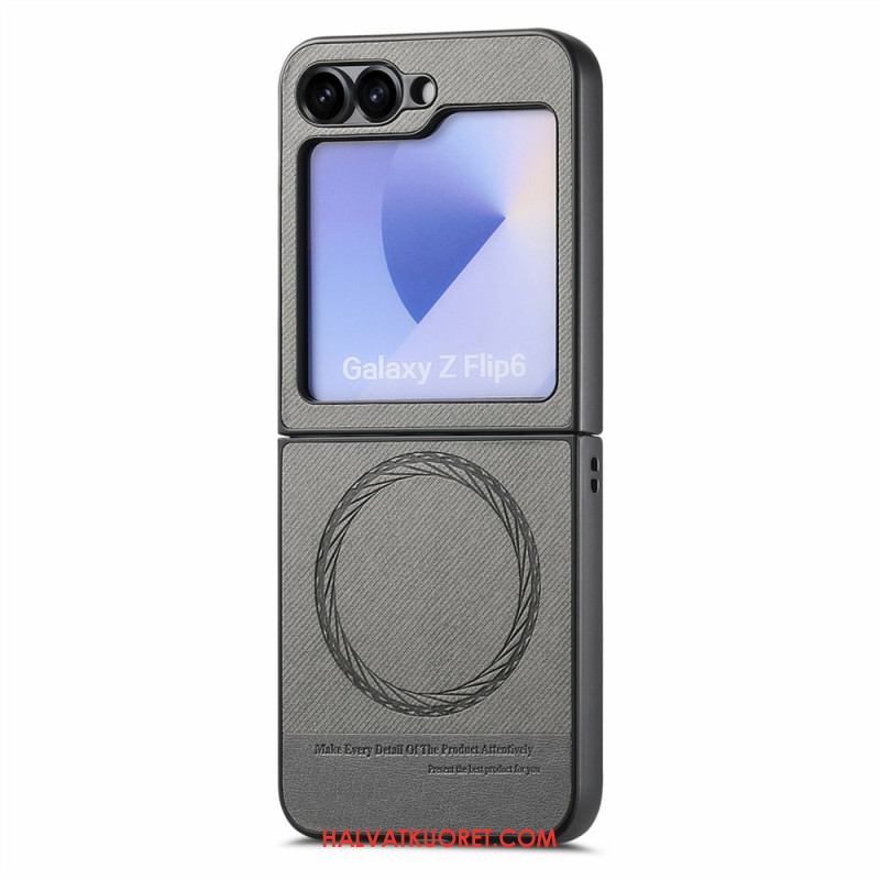 Kuori Samsung Galaxy Z Flip 7 Fe Magsafe-yhteensopiva Farkkukangas Tekstuuri Suojakuori