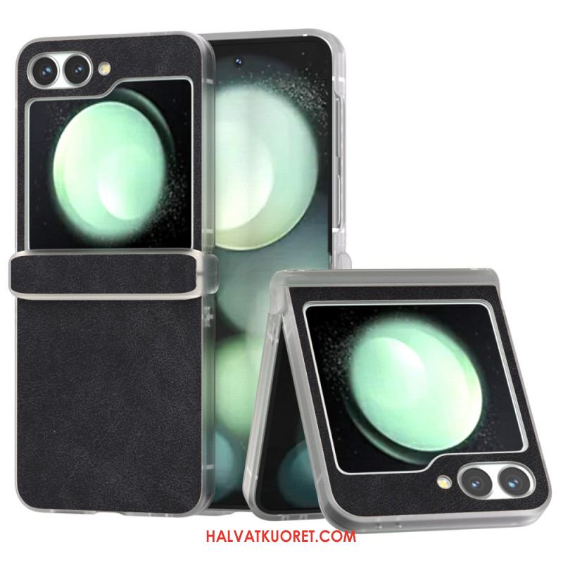 Kuori Samsung Galaxy Z Flip 7 Fe Matta Nahkakuvio Suojakuori