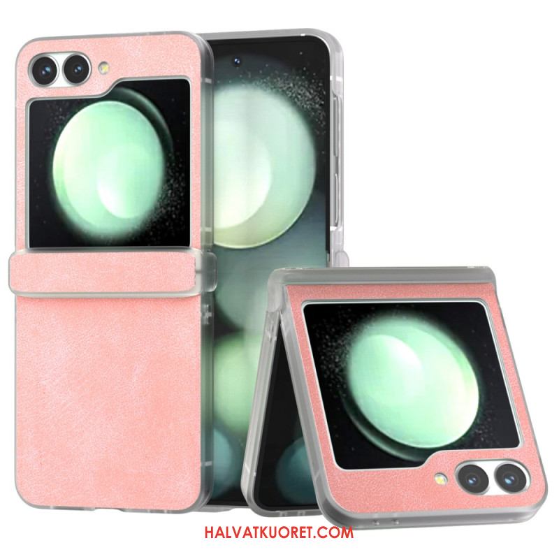 Kuori Samsung Galaxy Z Flip 7 Fe Matta Nahkakuvio Suojakuori