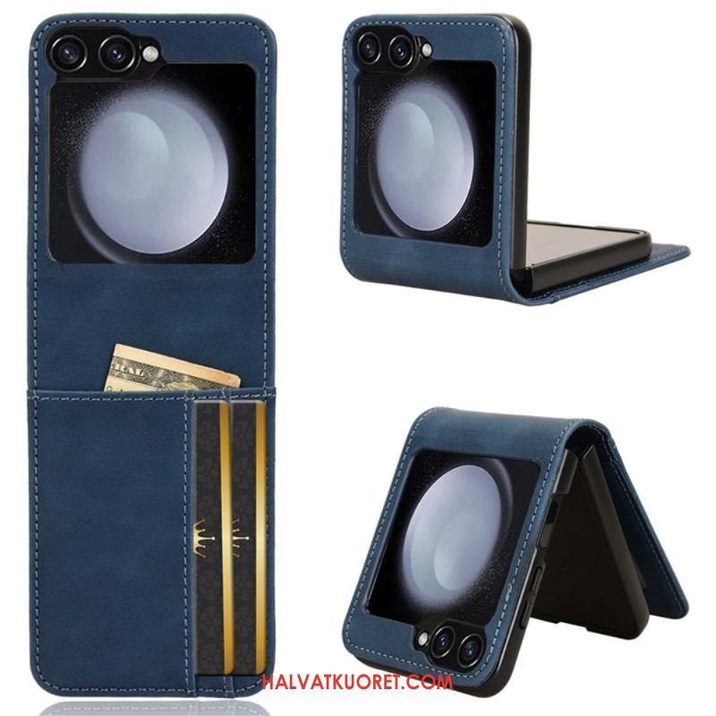 Kuori Samsung Galaxy Z Flip 7 Fe Nahkatyylinen Korttikotelo