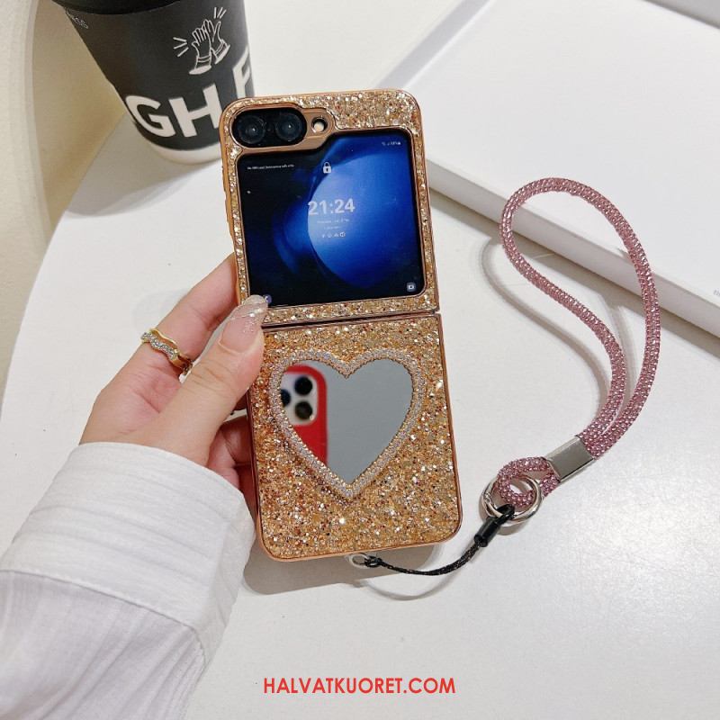 Kuori Samsung Galaxy Z Flip 7 Fe Peili Ja Hihna