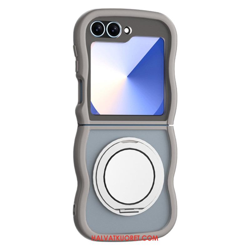 Kuori Samsung Galaxy Z Flip 7 Fe Pyörivä Jalusta Ja Sisäänrakennettu Peili