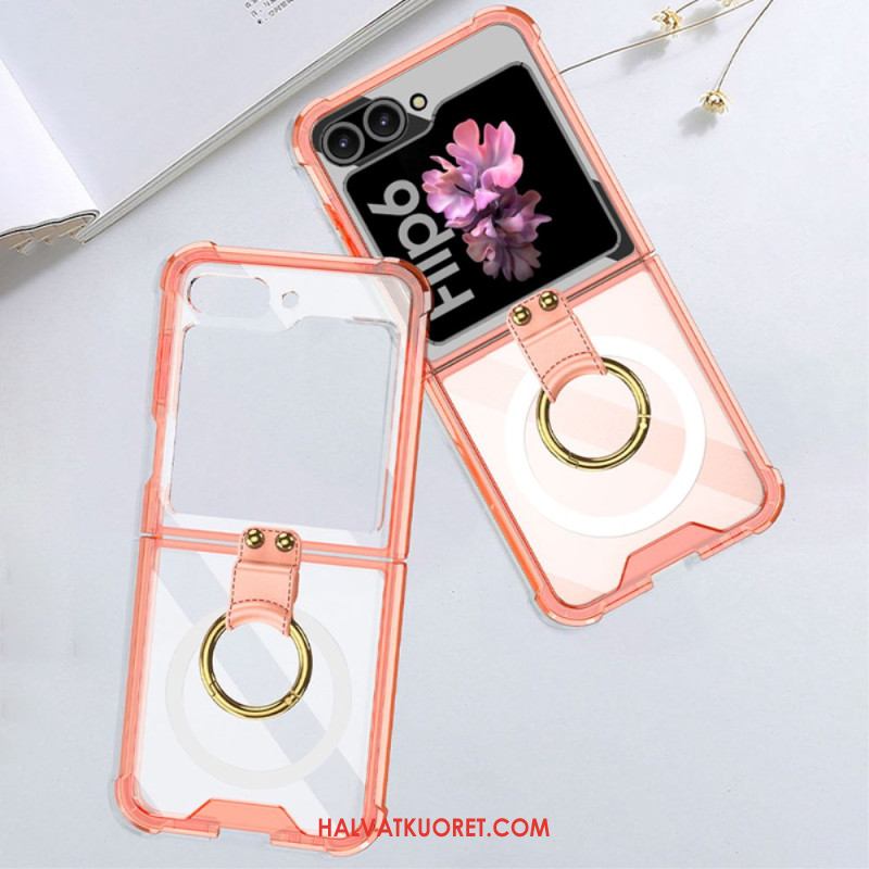 Kuori Samsung Galaxy Z Flip 7 Fe Rengaspidikkeellä Ja Magneettikiinnityksellä Gkk