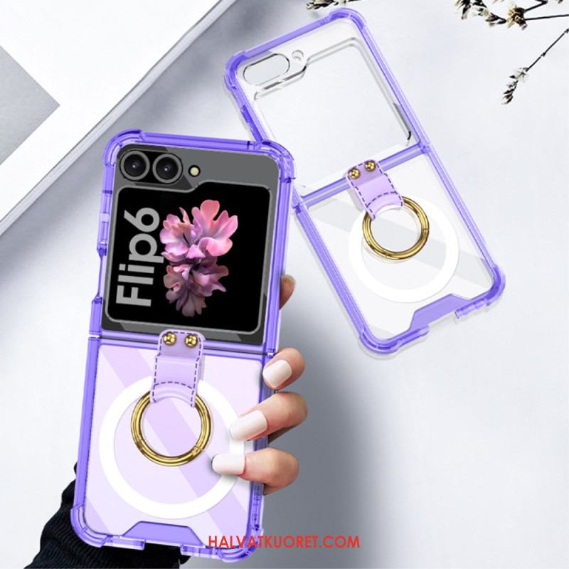 Kuori Samsung Galaxy Z Flip 7 Fe Rengaspidikkeellä Ja Magneettikiinnityksellä Gkk