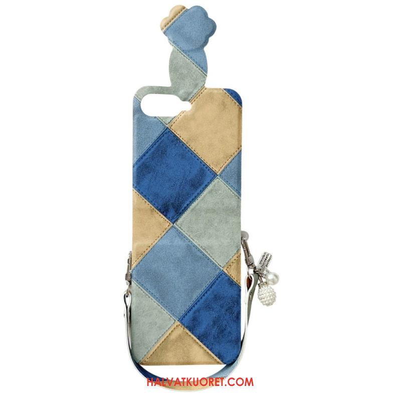 Kuori Samsung Galaxy Z Flip 7 Fe Retro Kissankäpälälukolla