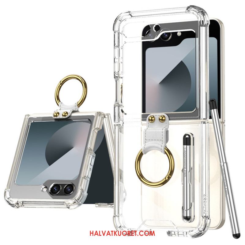 Kuori Samsung Galaxy Z Flip 7 Fe Sormuskotelo Ja Kynä