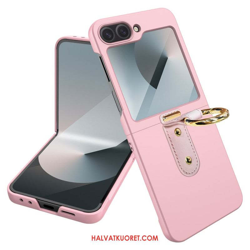 Kuori Samsung Galaxy Z Flip 7 Fe Sormuskotelo Ja Suojakalvo Suojakuori