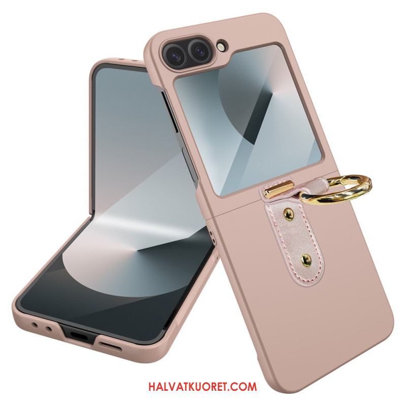 Kuori Samsung Galaxy Z Flip 7 Fe Sormuskotelo Ja Suojakalvo Suojakuori