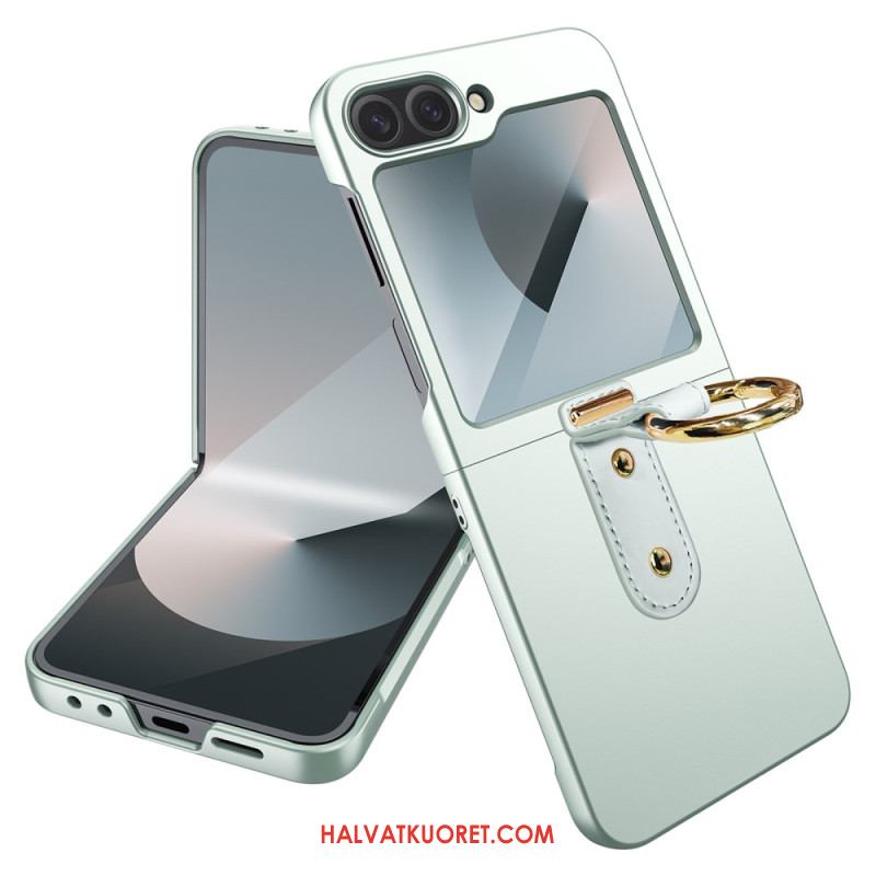 Kuori Samsung Galaxy Z Flip 7 Fe Sormuskotelo Ja Suojakalvo Suojakuori