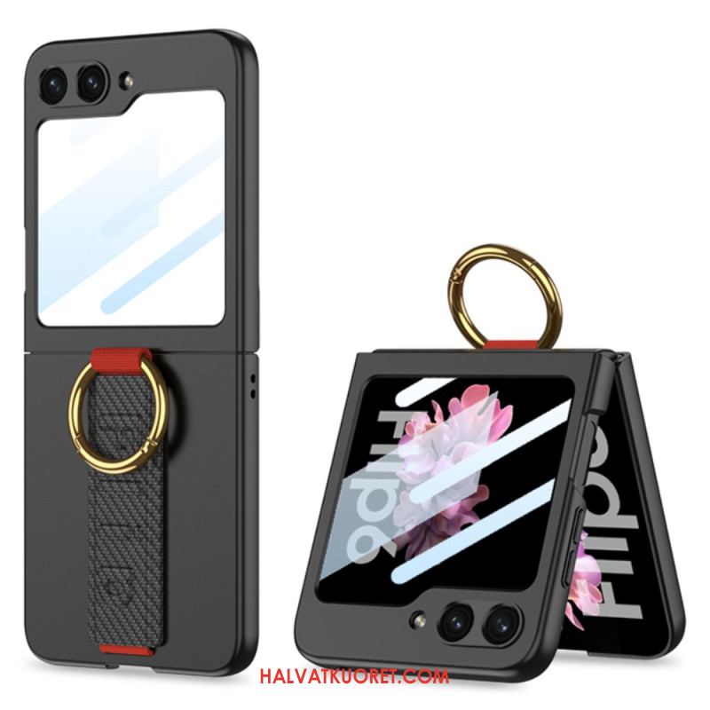 Kuori Samsung Galaxy Z Flip 7 Fe Sormuspidike Ja Gkk-hihna