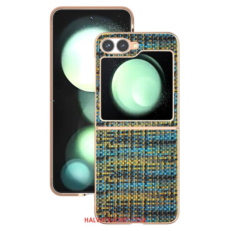 Kuori Samsung Galaxy Z Flip 7 Fe Teksturoitu Tekonahka