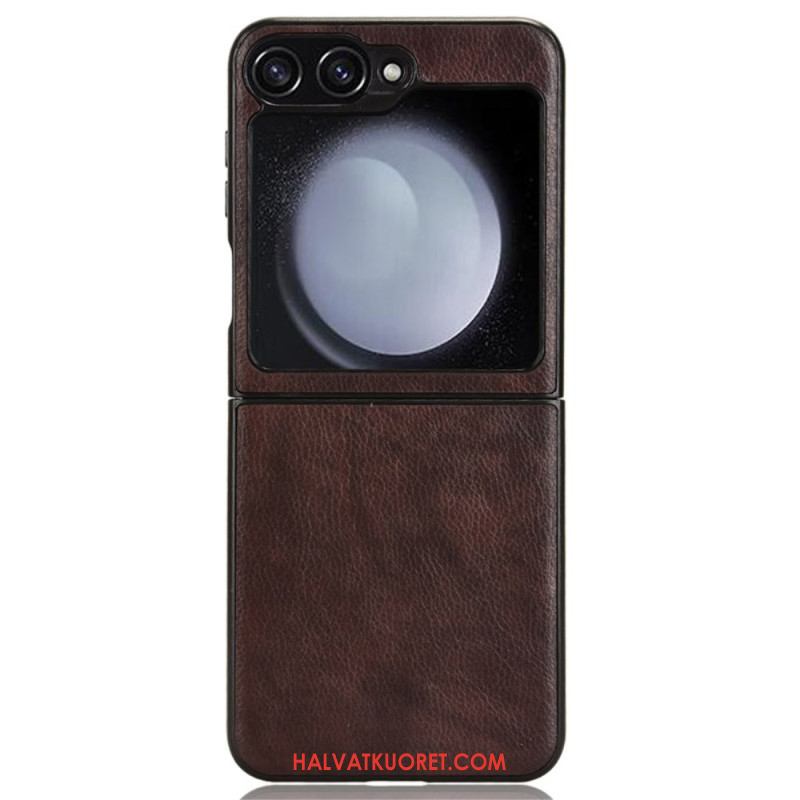 Kuori Samsung Galaxy Z Flip 7 Fe Vintage-keinonahka