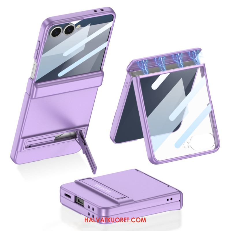 Kuori Samsung Galaxy Z Flip 7 Gkk Magneettinen Jalusta Ja Suoja