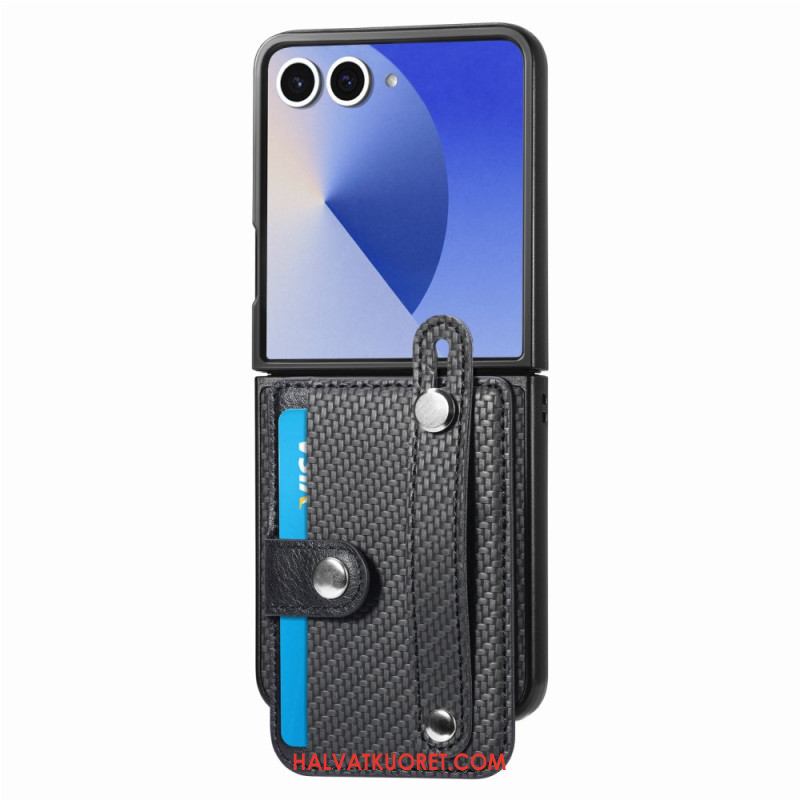 Kuori Samsung Galaxy Z Flip 7 Hiilikuitukorttikotelo Suojakuori