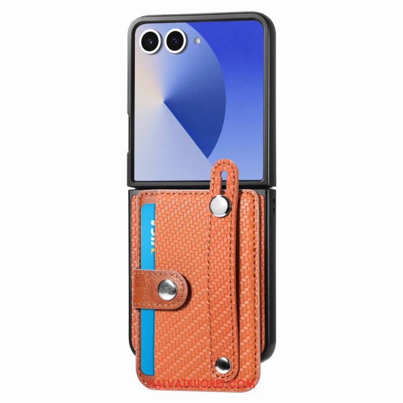 Kuori Samsung Galaxy Z Flip 7 Hiilikuitukorttikotelo Suojakuori