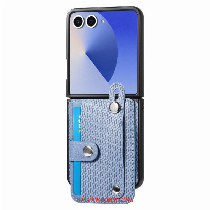 Kuori Samsung Galaxy Z Flip 7 Hiilikuitukorttikotelo Suojakuori
