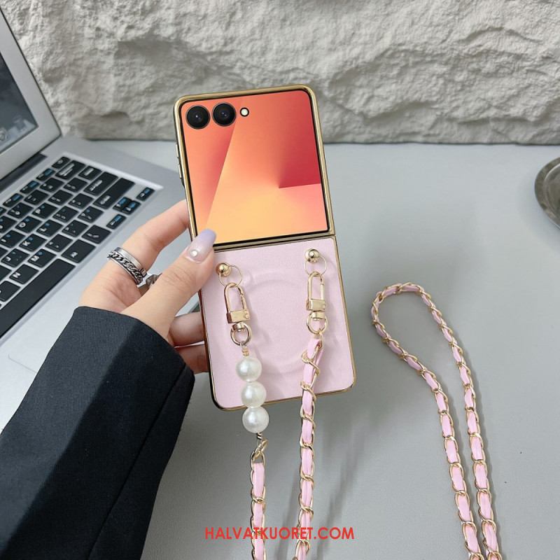 Kuori Samsung Galaxy Z Flip 7 Magneettinen Riipushihna Suojakuori