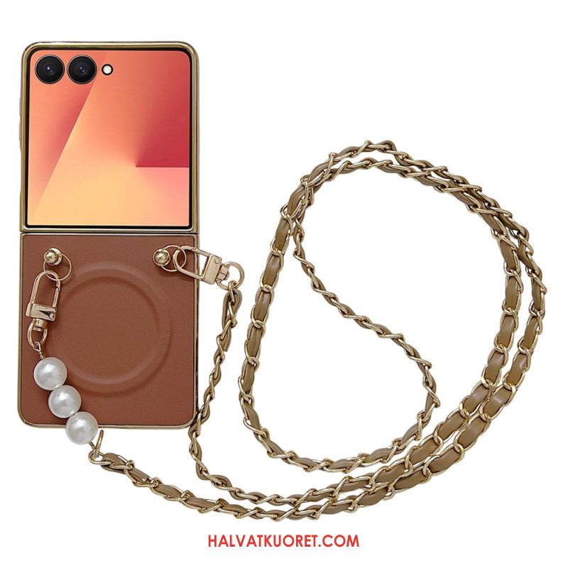 Kuori Samsung Galaxy Z Flip 7 Magneettinen Riipushihna Suojakuori