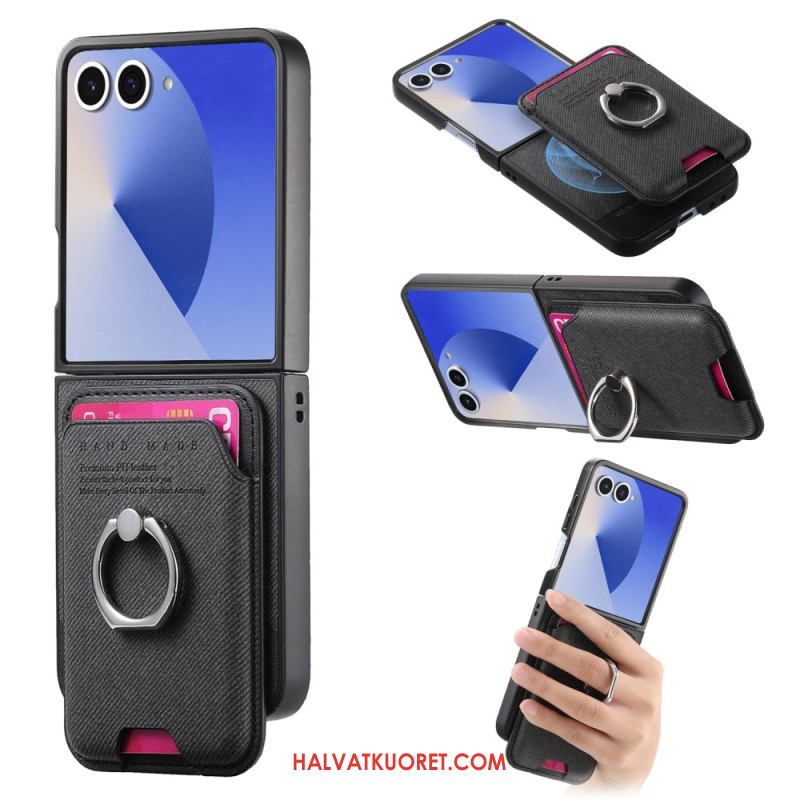 Kuori Samsung Galaxy Z Flip 7 Magsafe-yhteensopiva Irrotettavan Korttikotelon Kanssa