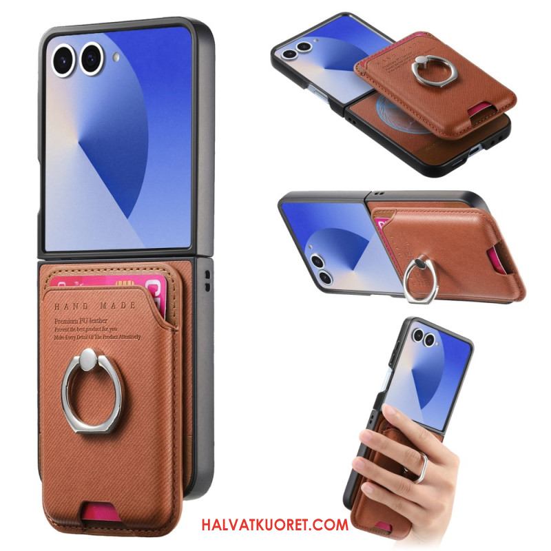 Kuori Samsung Galaxy Z Flip 7 Magsafe-yhteensopiva Irrotettavan Korttikotelon Kanssa