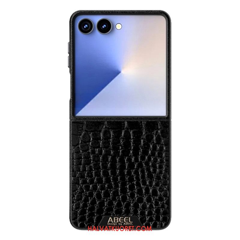 Kuori Samsung Galaxy Z Flip 7 Magsafe-yhteensopiva Krokotiilikuvioinen Abeel