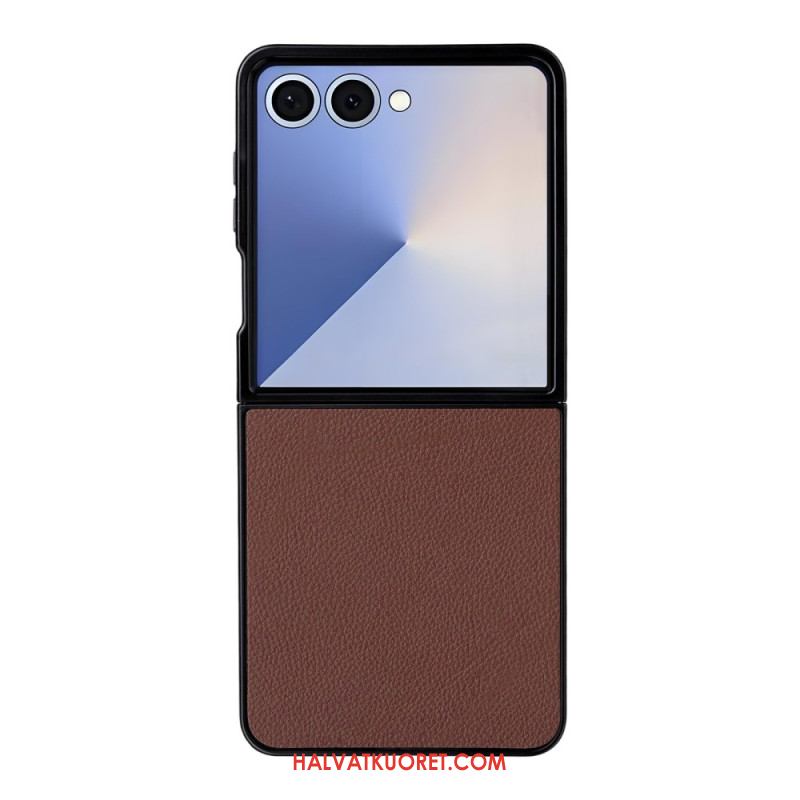 Kuori Samsung Galaxy Z Flip 7 Nahkakuvioinen