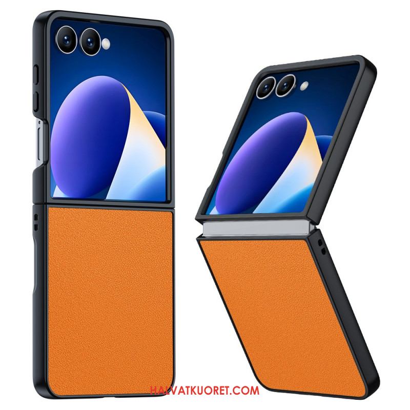 Kuori Samsung Galaxy Z Flip 7 Nahkakuvioinen Suojakuori