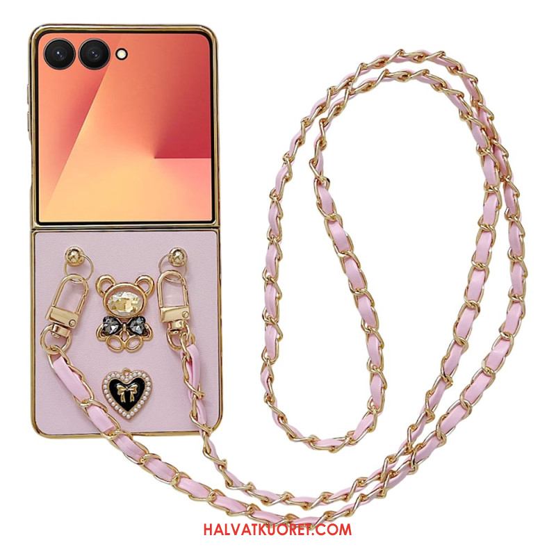 Kuori Samsung Galaxy Z Flip 7 Riipus Ja Hihna Suojakuori