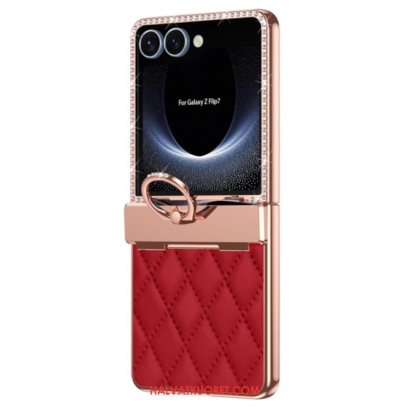 Kuori Samsung Galaxy Z Flip 7 Sormuksen Pidike Ja Takasuoja