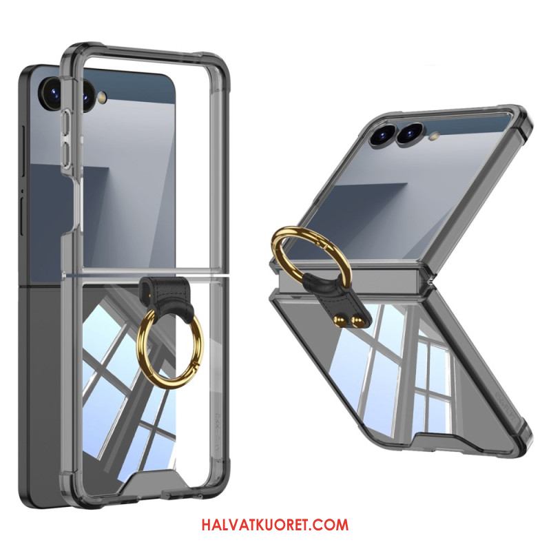 Kuori Samsung Galaxy Z Flip 7 Sormuspidike Ja Suojaus Iskunkestävä Suojakuori