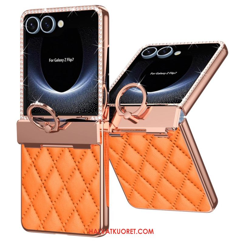 Kuori Samsung Galaxy Z Flip 7 Sormusteline Ja Strassikoriste