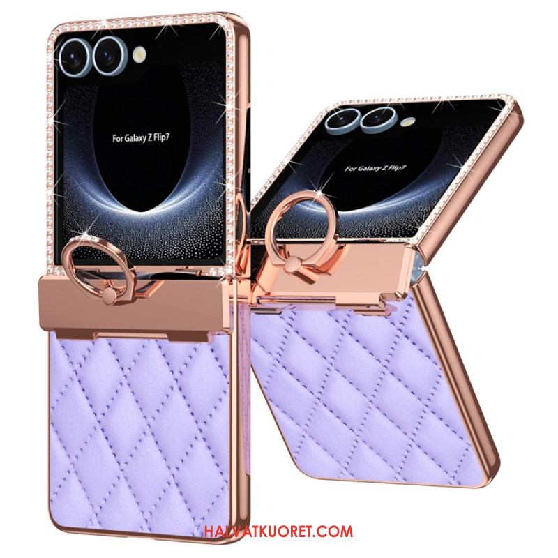 Kuori Samsung Galaxy Z Flip 7 Sormusteline Ja Strassikoriste