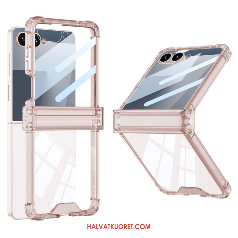 Kuori Samsung Galaxy Z Flip 7 Värillinen Läpikuultava Turvatyynysuojalla