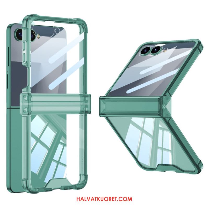 Kuori Samsung Galaxy Z Flip 7 Värillinen Läpikuultava Turvatyynysuojalla
