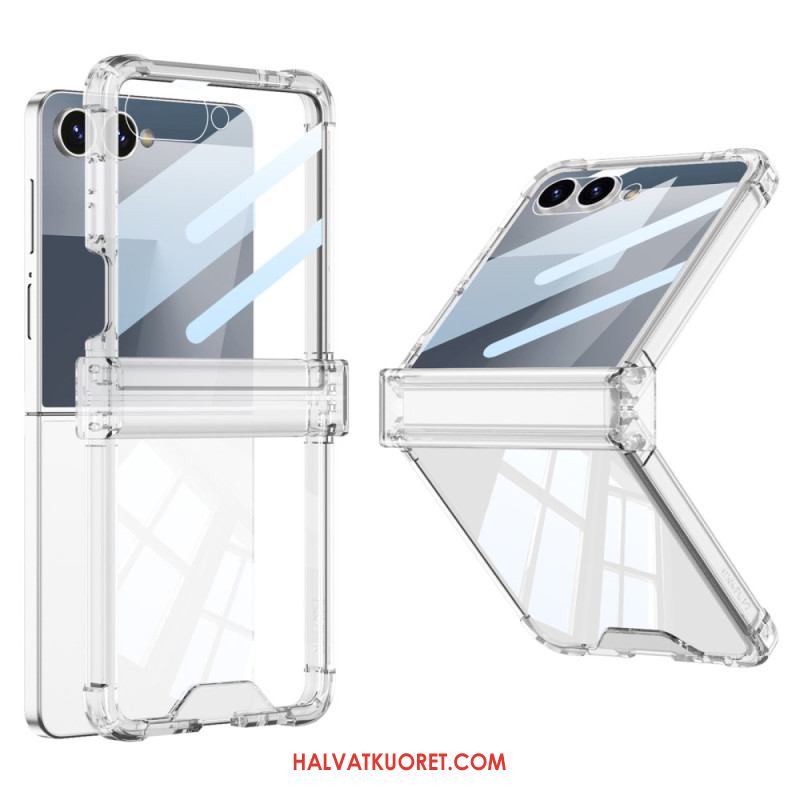 Kuori Samsung Galaxy Z Flip 7 Värillinen Läpikuultava Turvatyynysuojalla