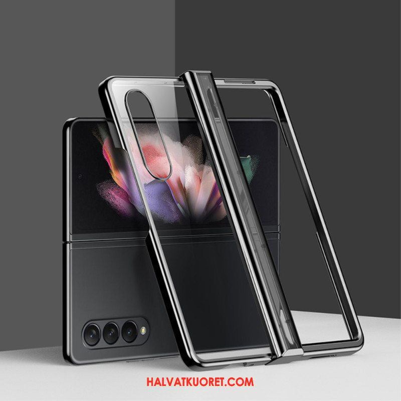 Kuori Samsung Galaxy Z Fold 4 Kirkas Metallinen Saranoitu