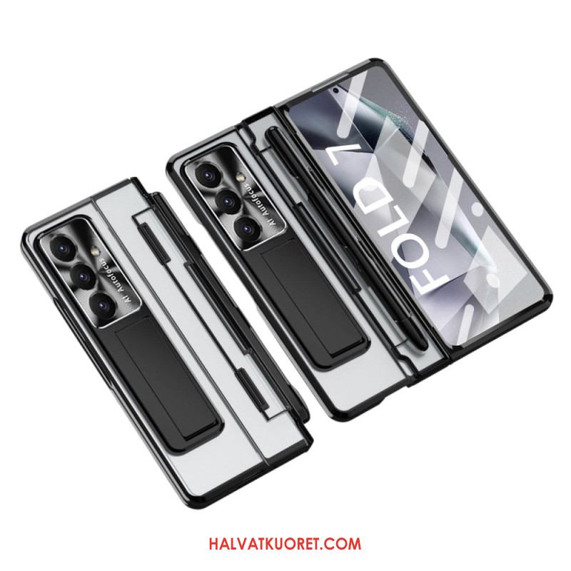Kuori Samsung Galaxy Z Fold 7 Jalusta Ja Näytönsuoja