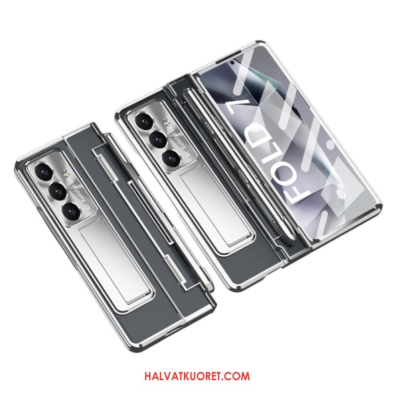 Kuori Samsung Galaxy Z Fold 7 Jalusta Ja Näytönsuoja