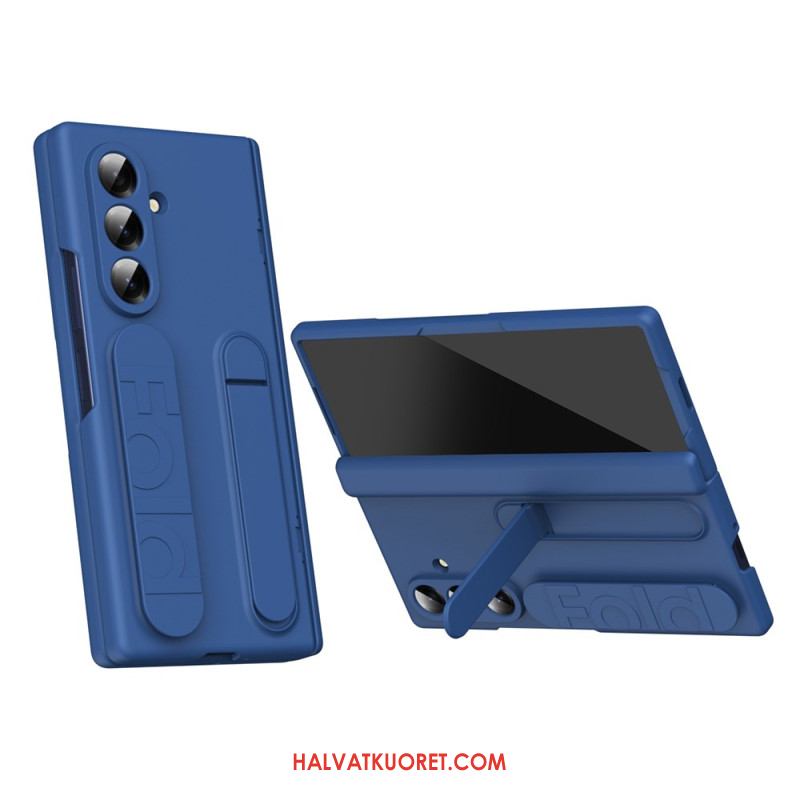 Kuori Samsung Galaxy Z Fold 7 Käyttöohje Hihna Ja Karkaistusta Lasista Valmistettu Näyttö Suoja