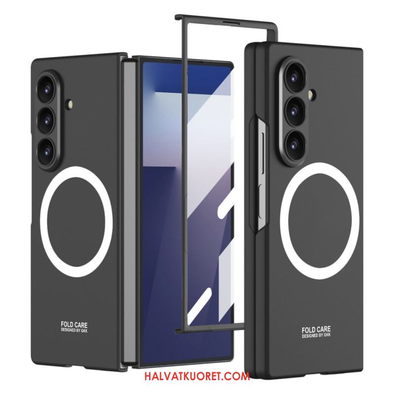 Kuori Samsung Galaxy Z Fold 7 Magneettinen Karkaistulla Lasisella Näytönsuojalla