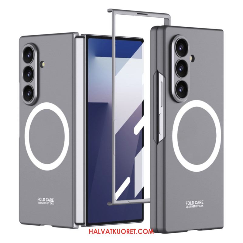 Kuori Samsung Galaxy Z Fold 7 Magneettinen Karkaistulla Lasisella Näytönsuojalla