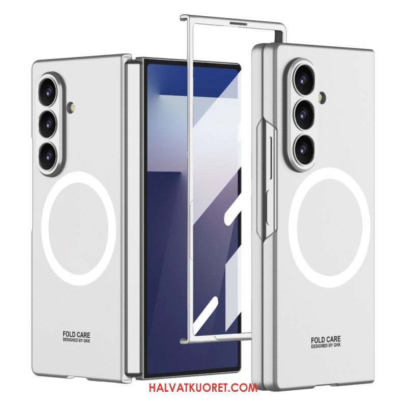 Kuori Samsung Galaxy Z Fold 7 Magneettinen Karkaistulla Lasisella Näytönsuojalla