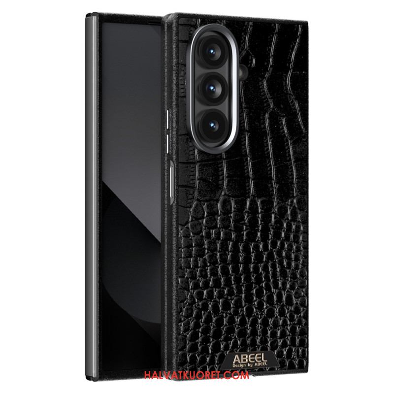 Kuori Samsung Galaxy Z Fold 7 Magsafe-yhteensopiva Krokotiilikuvioinen Abeel