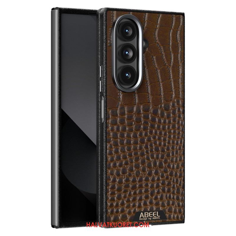 Kuori Samsung Galaxy Z Fold 7 Magsafe-yhteensopiva Krokotiilikuvioinen Abeel