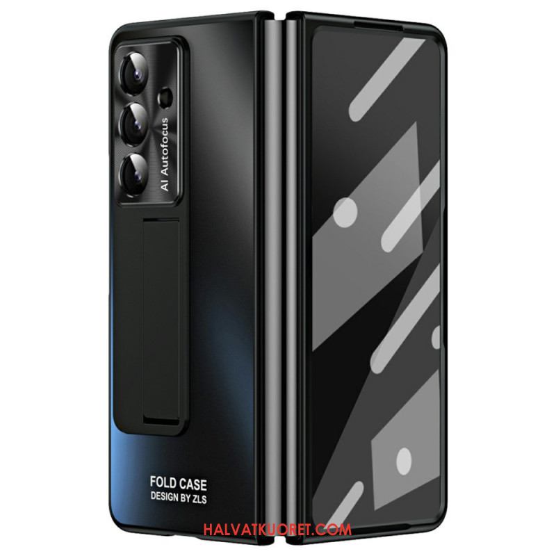 Kuori Samsung Galaxy Z Fold 7 Mattapintainen Jalusta Ja Näytönsuoja