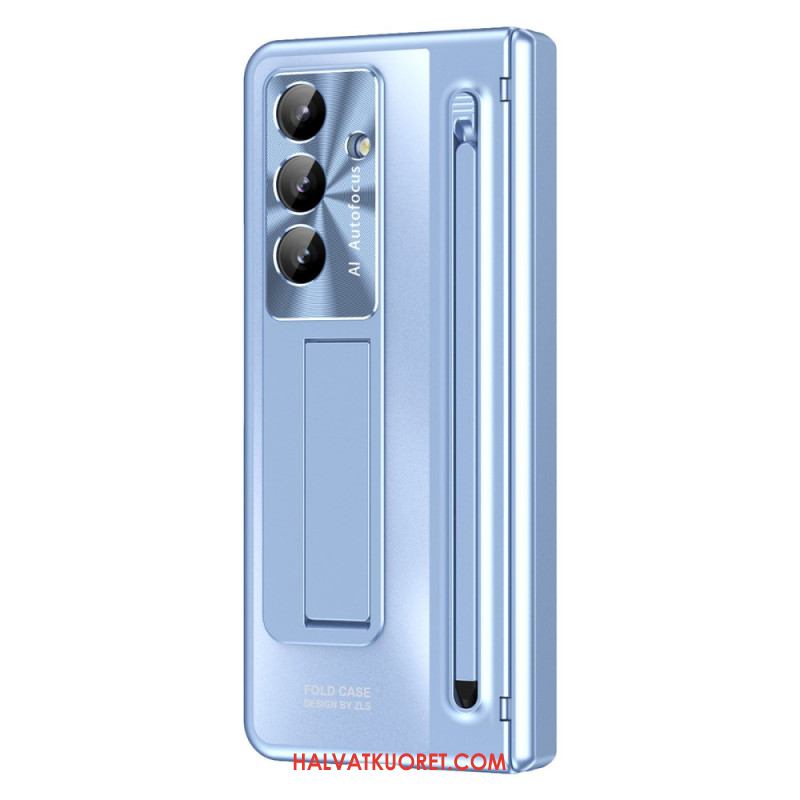 Kuori Samsung Galaxy Z Fold 7 Metallinen Jalusta Ja Näytönsuoja