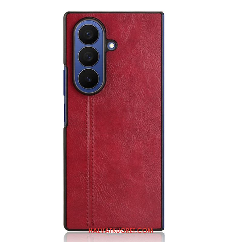 Kuori Samsung Galaxy Z Fold 7 Nahkakuvioinen Couture-malli