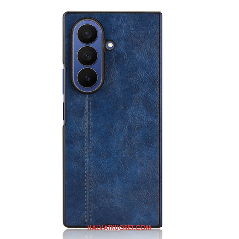 Kuori Samsung Galaxy Z Fold 7 Nahkakuvioinen Couture-malli