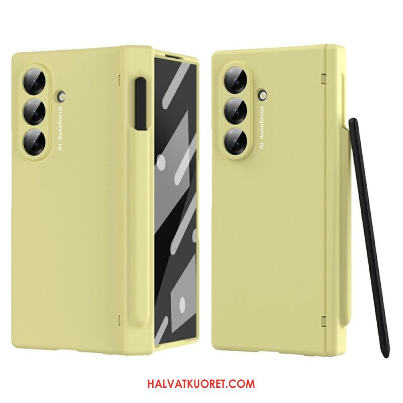 Kuori Samsung Galaxy Z Fold 7 Saranasuojus Ja Kynänpidike Suojakuori