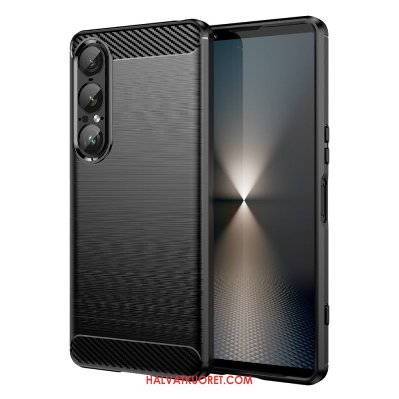 Kuori Sony Xperia 1 Vii Harjattu Hiilikuitu Suojakuori